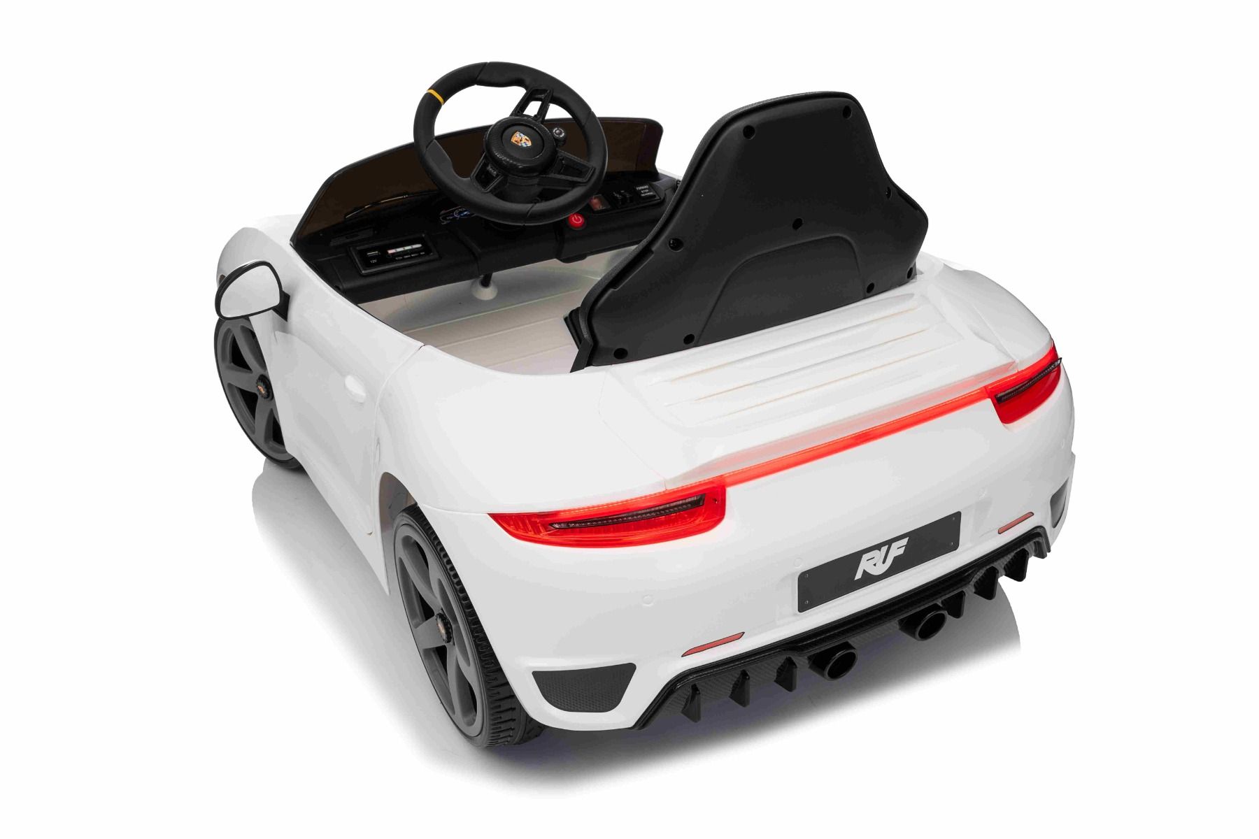 Kinderfahrzeug Elektro RUF GT Lithium Akku, Elektroauto mit 2x35 Watt, LED Lichter