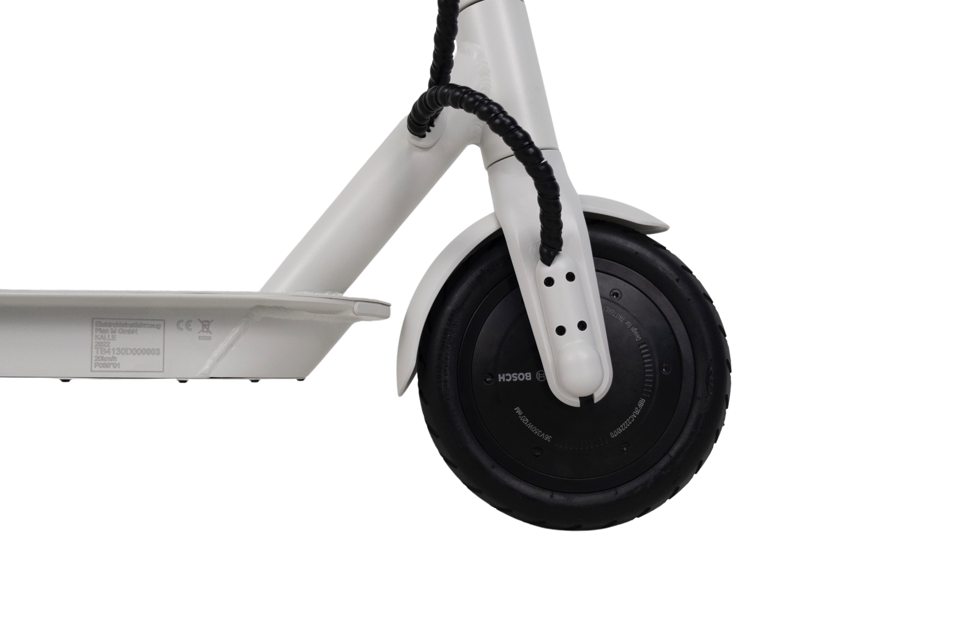 Trittbrett Model Emma, E-Scooter weiß, Elektroroller, Elektro Stehroller mit eKFV, 20 km/h, 25 km/h
