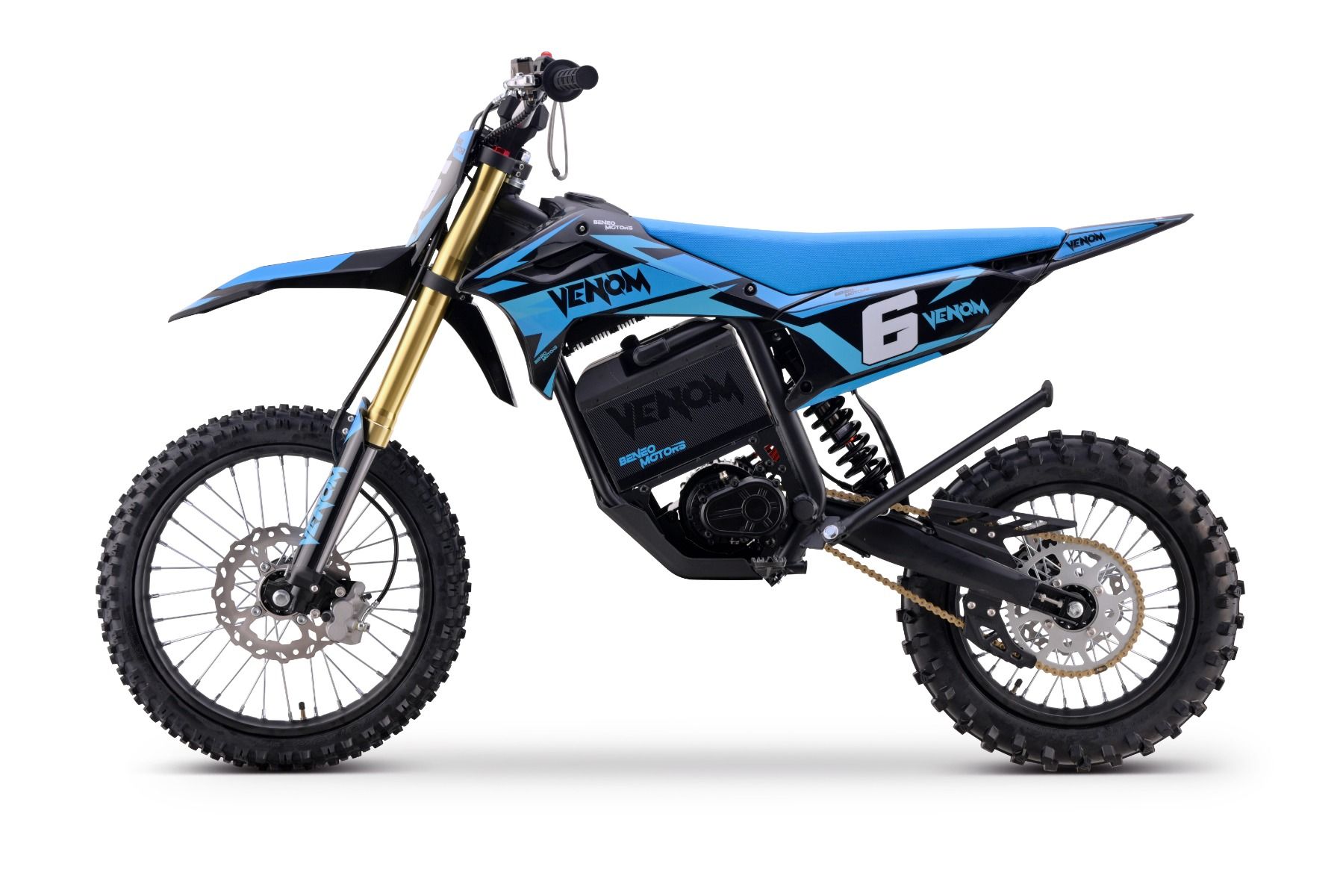 Crossbike Venom 6500 Watt - Kindermotorrad, Kinder Motorcross - Lithiumakku Samsungzellen