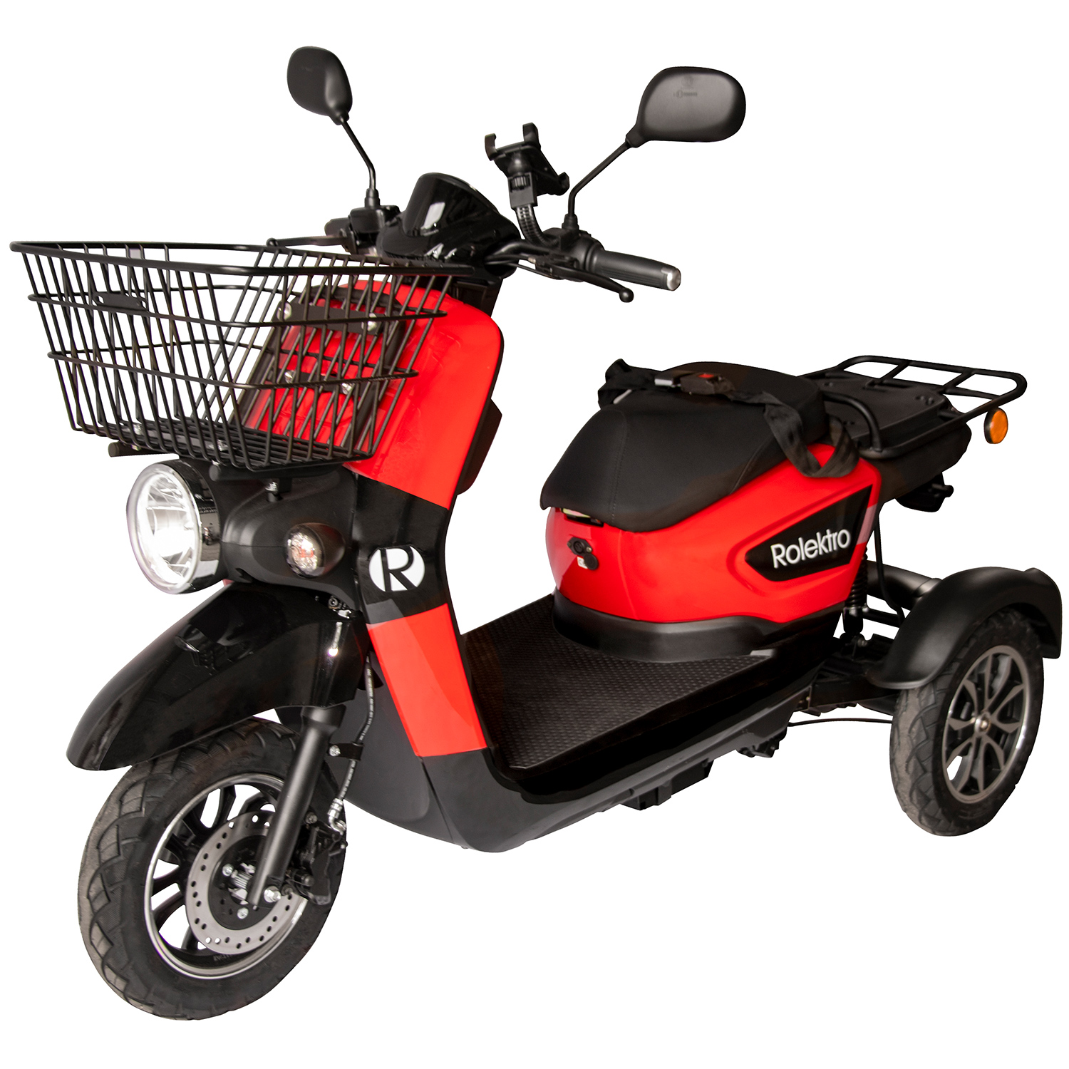 Rolektro E-Carrier 25 V.2 als Liefermobil, mit oder ohne Koffer, 2 Akku-Varianten