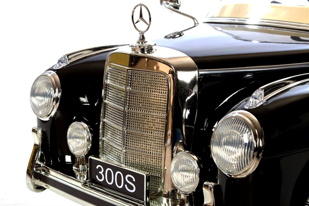 Oldtimer Elektro Kinderauto - Lizenz Kinder Elektro Auto Mercedes 300S 2x 35W