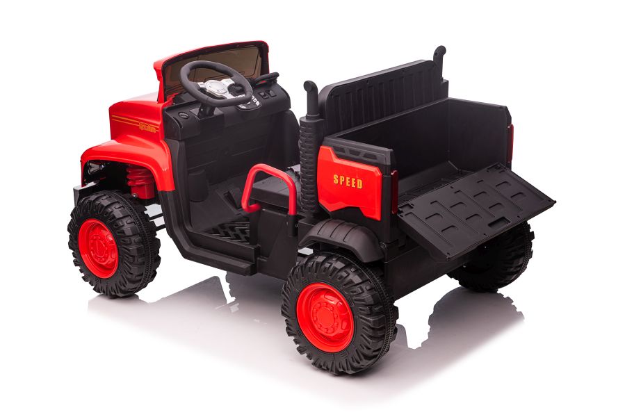 Elektro LKW, Kinder-LKW 2-Sitzer, Kindertruck JC222, Elektro-Truck Allrad, elektrisches Baustellenfahrzeug