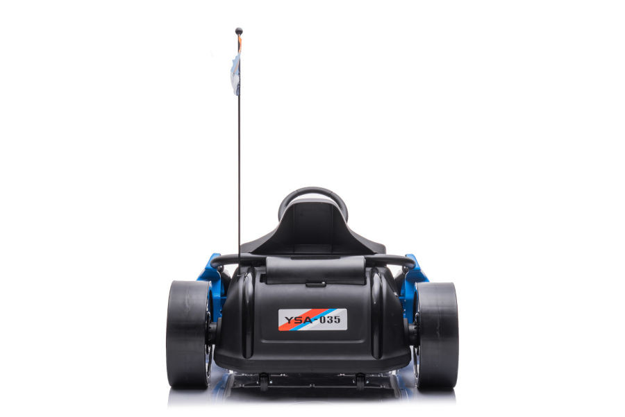 Kinder XL Elektroauto - 10 km/h "E-GoKart", Driftfunktion, 2 Motoren, Elektro Go Kart für Kinder bis 14