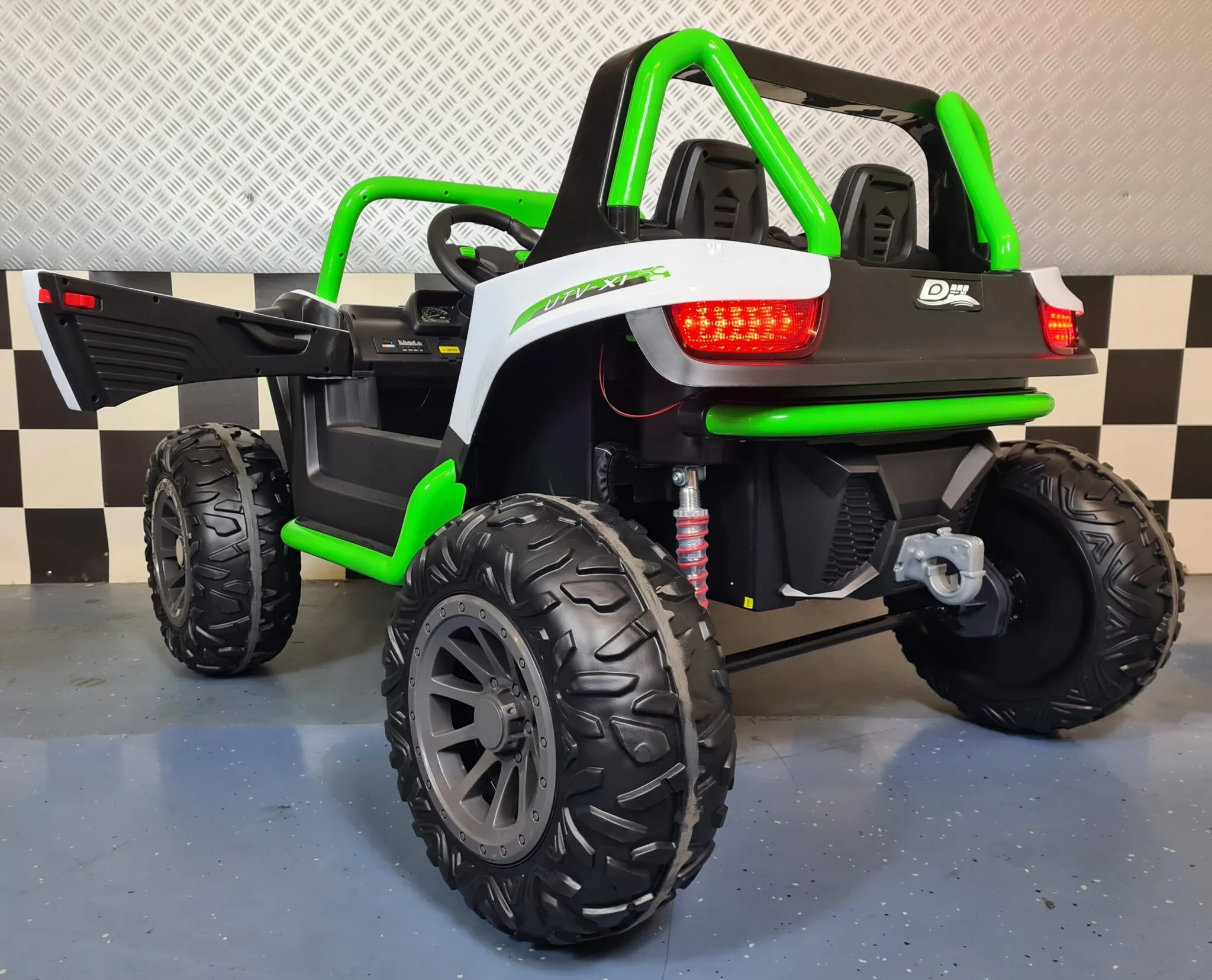 Elektro Kinderbuggy - Elektrobuggy 2x60 Watt, Elektrofahrzeug 2 Sitzer Buggy 8 km/h