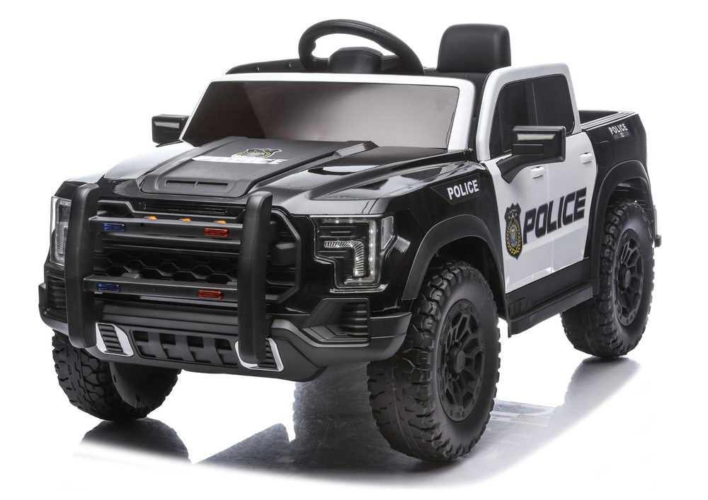 Kinder Elektrofahrzeug Police P5, Kinderfahrzeug Polizei, Polizeiauto Allrad 4x45 Watt