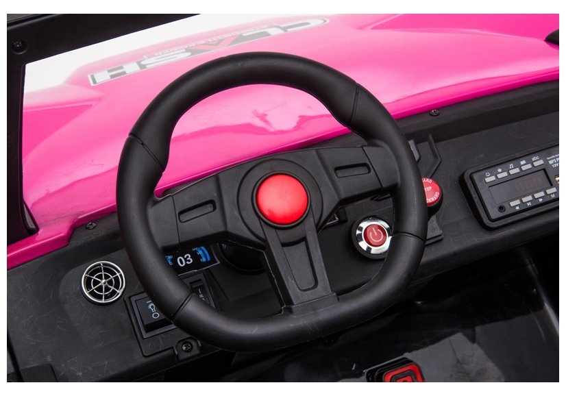 Kinder-Elektrofahrzeug -  9 km/h Elektroauto SX1928 Jeep für Kinder - Geländefahrzeug Doppelsitzer