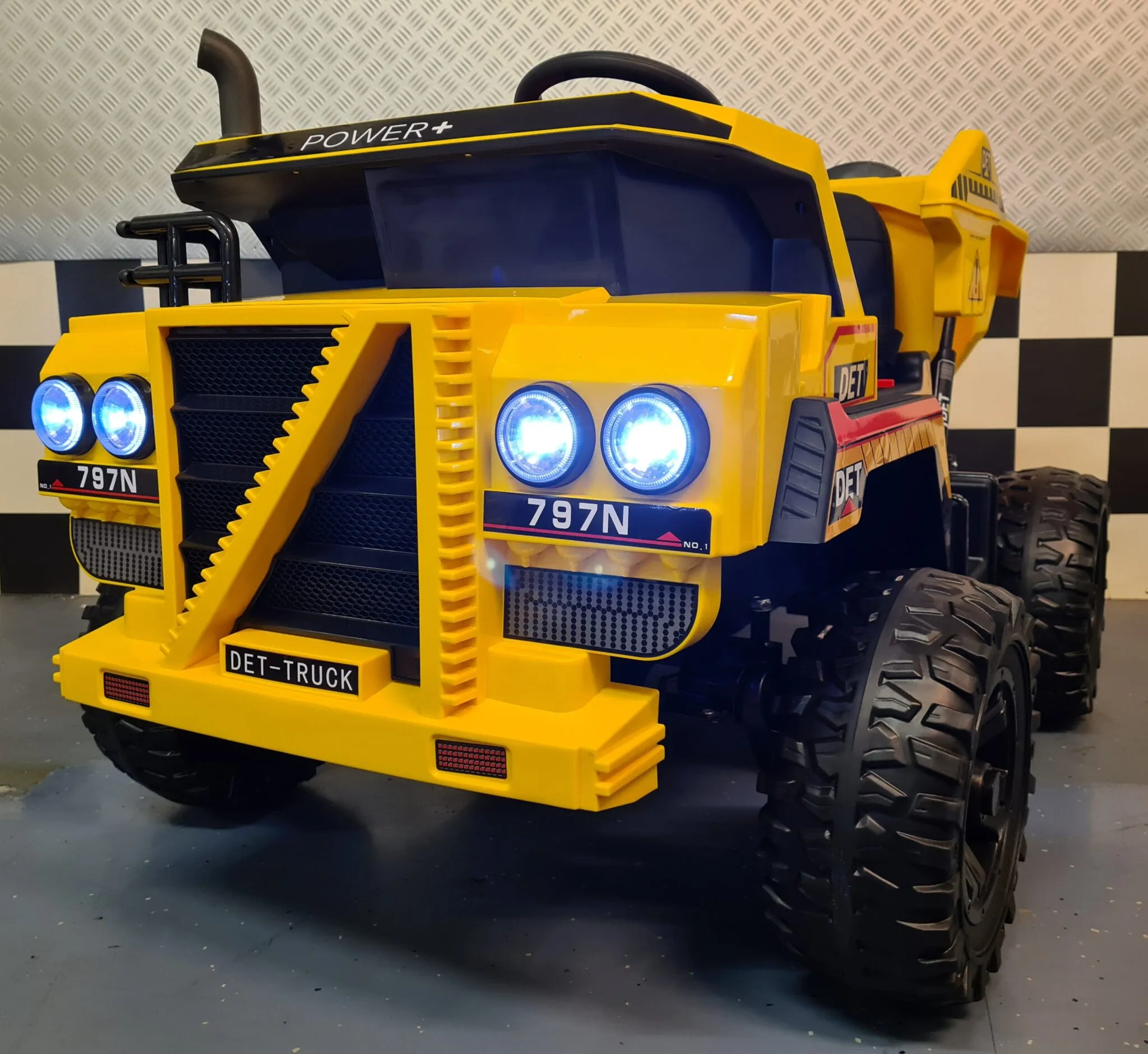 Elektro Kinderfahrzeug, Baustellenfahrzeug, Elektro-Kipper für Kinder, Elektro Kindertruck