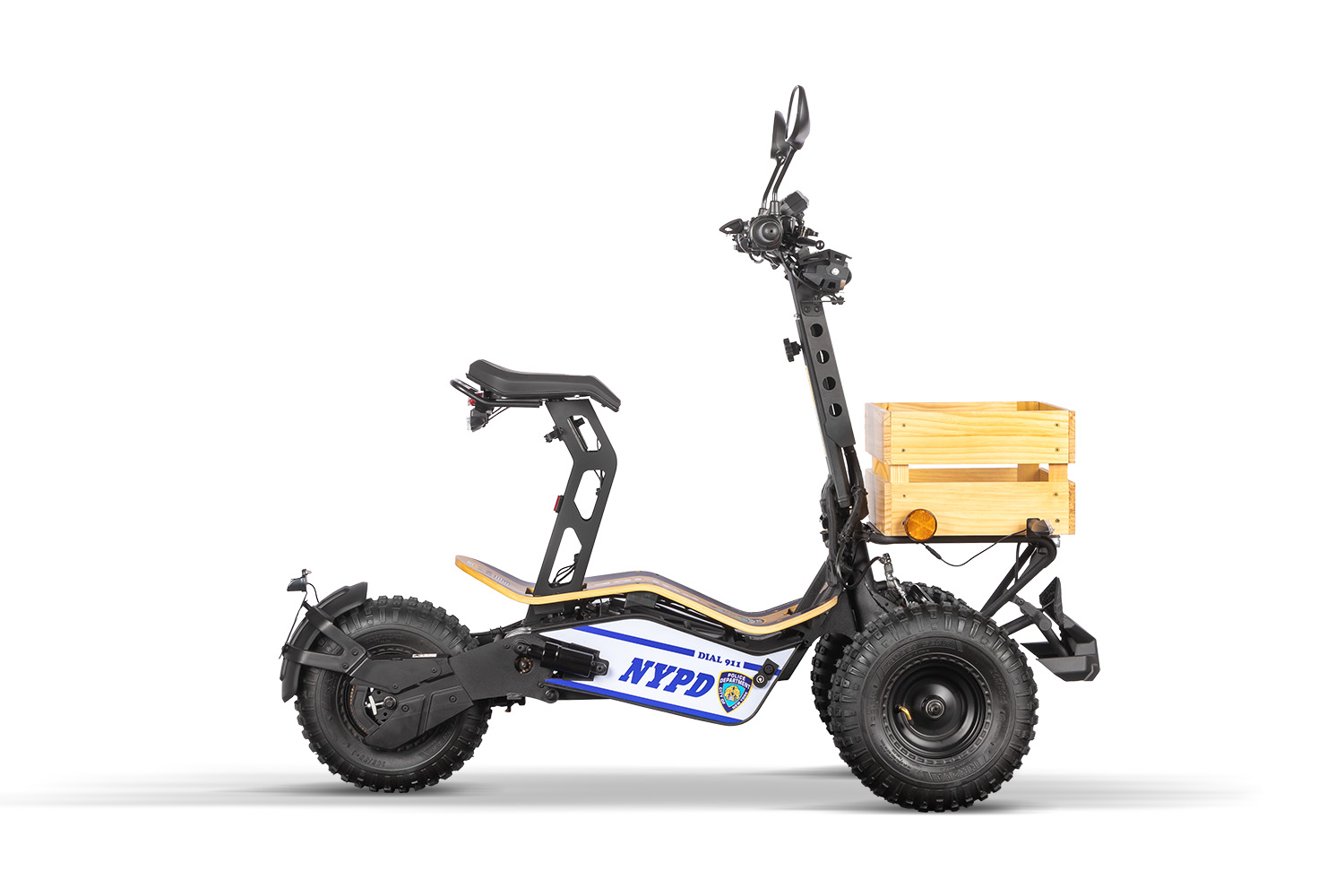 E-Trike Transport-Scooter, 3 Räder Velocifero MAD TRUCK Elektro Scooter 1800W - 3 Rad Elektroroller - mit Straßenzulassung