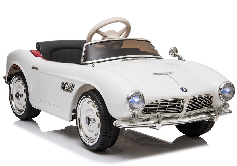 Kinderauto Oltimer, BMW Retro, Elektrofahrzeug für Kinder