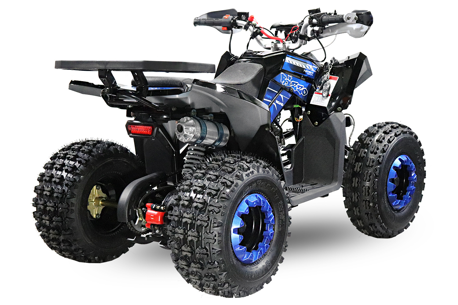 NITRO MOTORS 150cc midi Kinder Quad Rizzo RS8-3G Platin - Benzinquad für Kinder 8 Zoll
