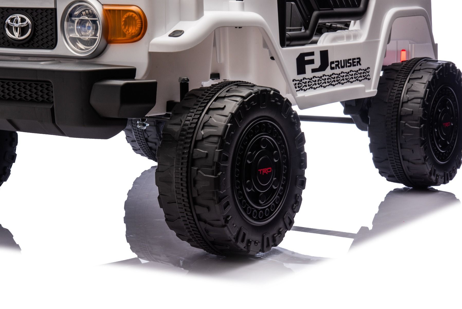 Kinder-Elektroauto Toyota FJ Cruiser XXL mit Allrad und Lithiumakku, Elektro Kinderfahrzeug 4x55 W, Elektrofahrzeug für Kinder 2-Sitzer