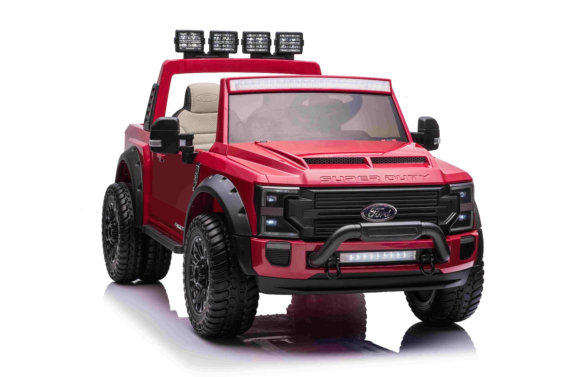 XXL Kinder Elektroauto Ford Super Duty 4x4 Allradantrieb - Elektro-Kinderfahrzeug 2 Sitzer