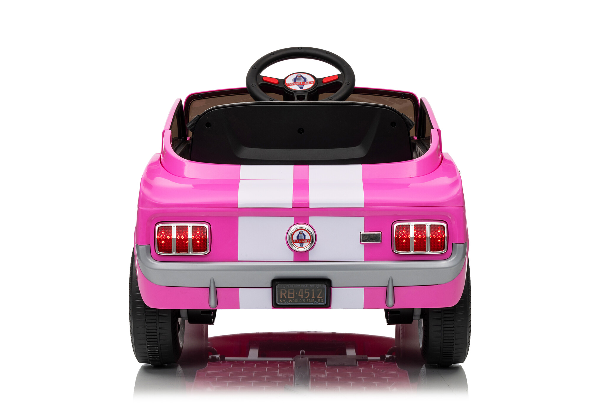 Kinderauto Shelby GT350 mit 3x30 Watt - Elektroauto für Kinder, Sportwagen für Kinder mit Fernbedienung