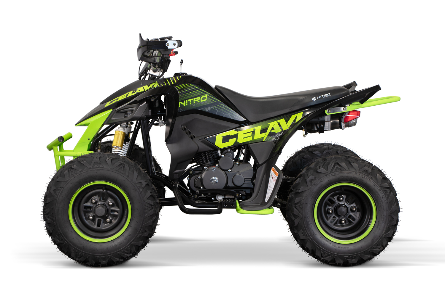 NITRO MOTORS Kinder Benzinquad, 250cc maxi Kinderquad Celavi RS CVT 4-Gang Manuell Platin