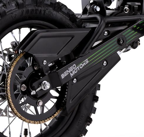 Kinder Elektrobike, Crossbike Beneo Motors Falcon 1600 Watt, Lithiumakku 48V, Dirtbike