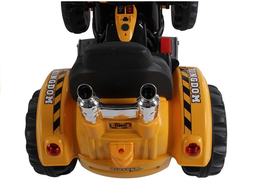 Elektrische Fahrt auf Kinder-Traktor mit Schaufel, Elektrobagger, Elektrotraktor in 3 Farben