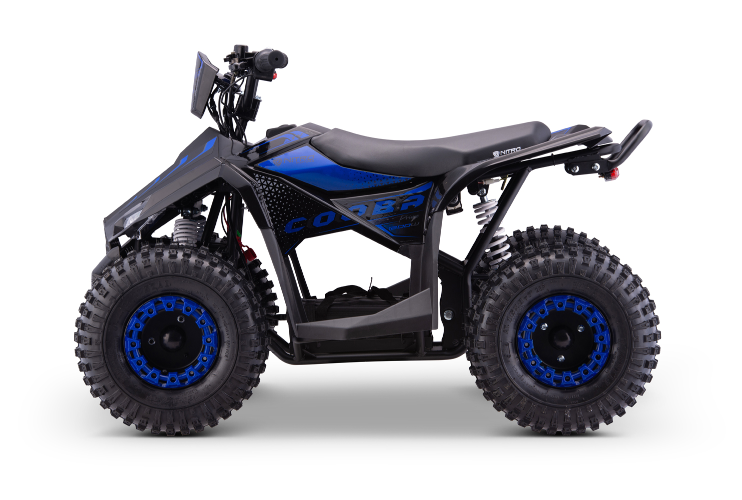 NITRO MOTORS 1200W Eco midi Kinder Quad Cooba PRM 7 Zoll,  Elektroquad für Kinder Wellenantrieb, Kinderquad bis 38 km/h