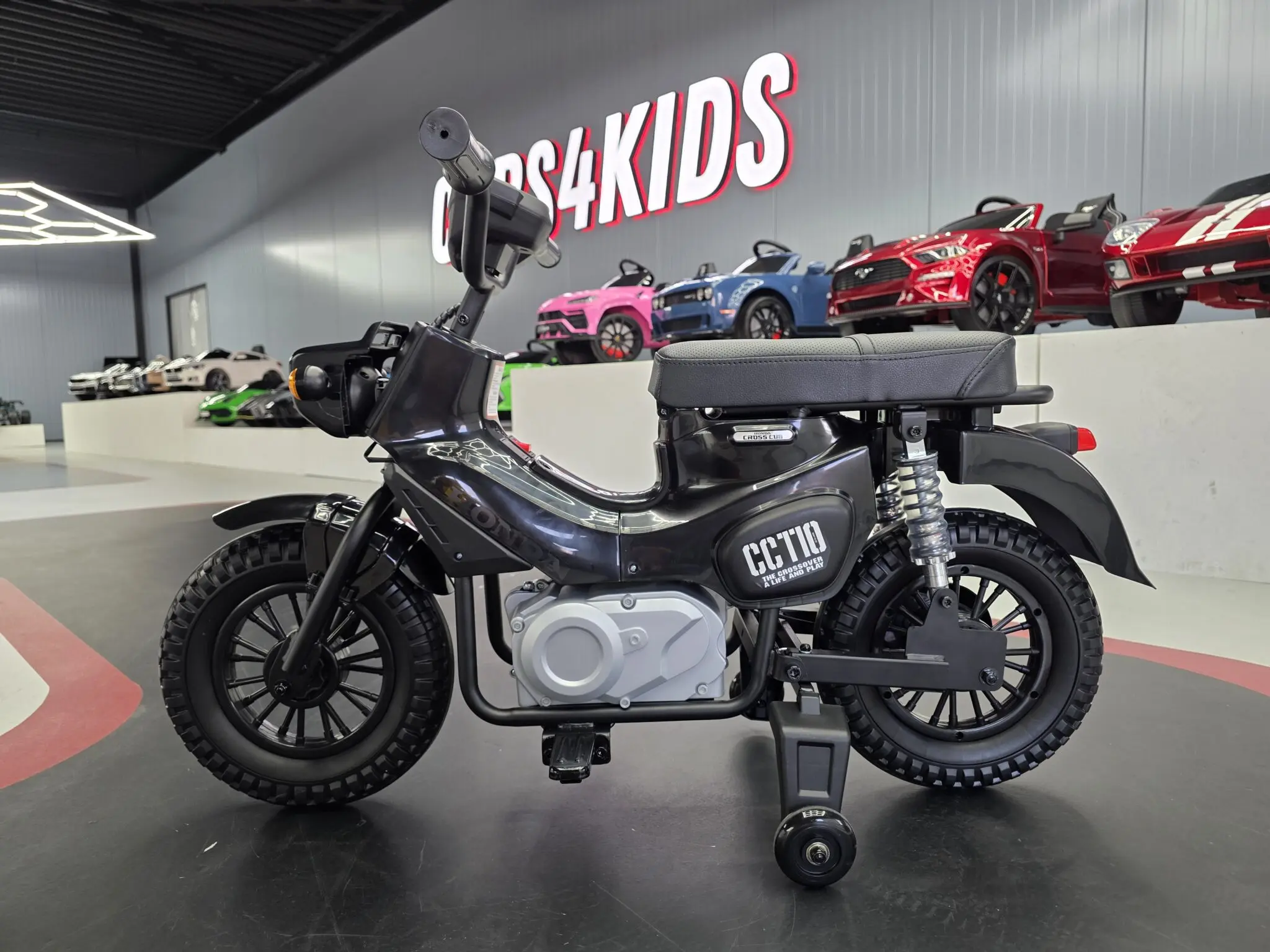 Kindermotorrad Honda Cross Cub 110 - Elektromotorrad für Kinder bis 5 km/h