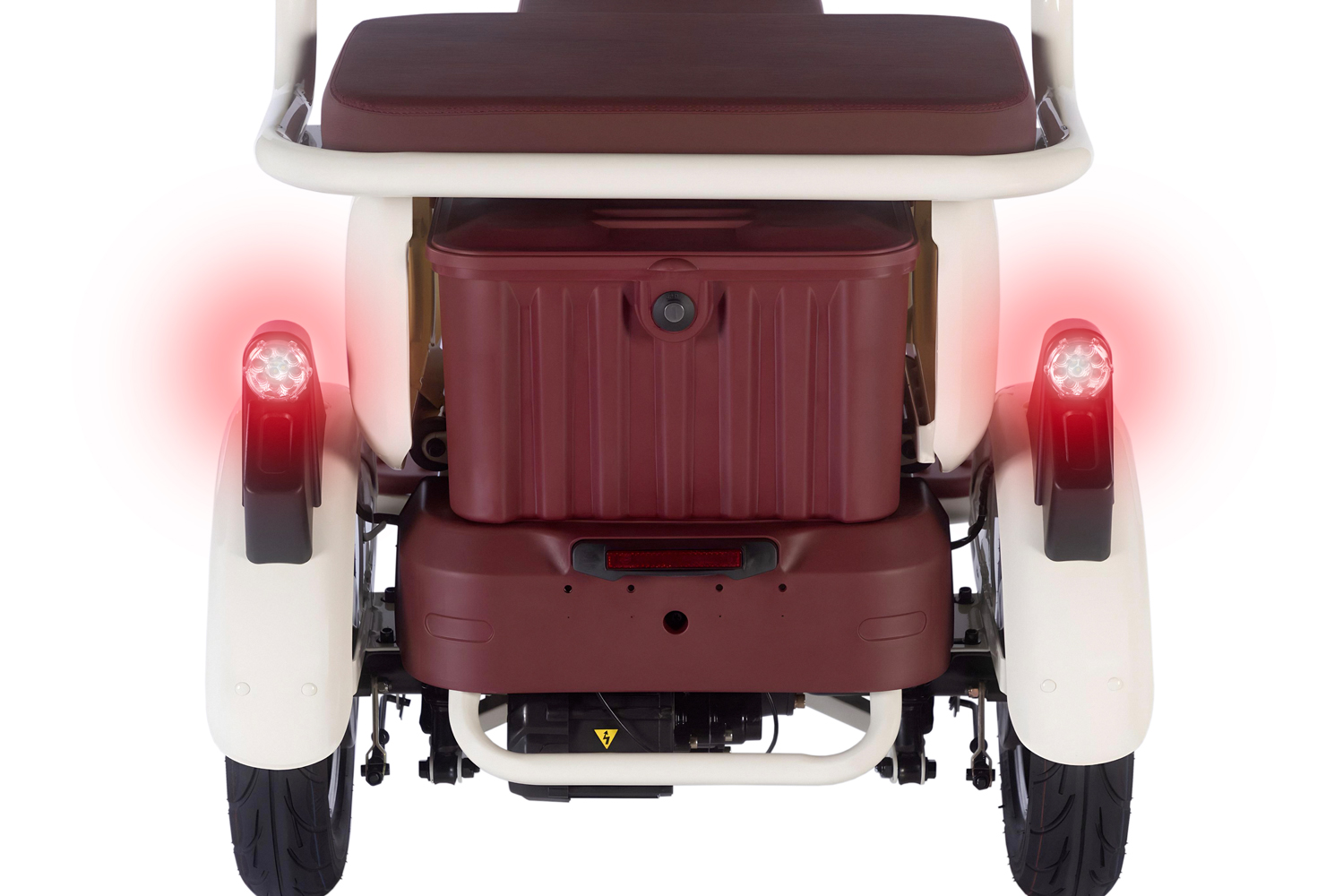 Elektromobil Geco Senio CX2 R120 1600 Watt 60V, Dreirad mit 32 km/h, Seniorenmobil als Zweisitzer, E-Dreirad
