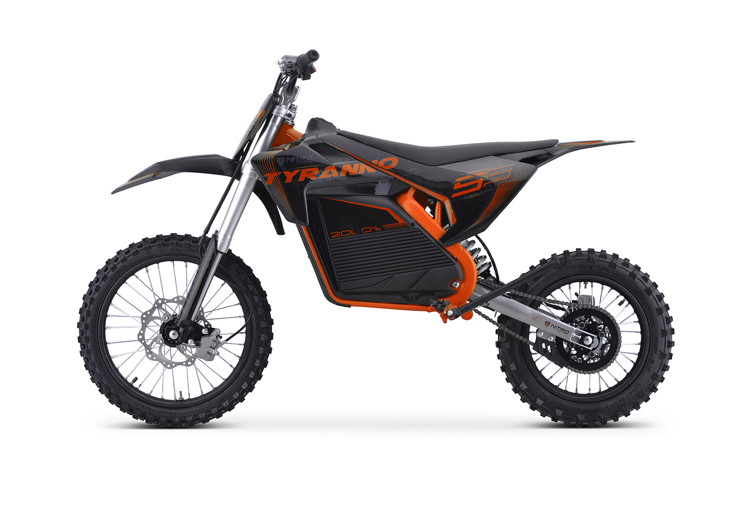 Kinder Elektro-Crossbike, Nitro Motors E-Dirtbike Tyranno 2000W 72V 30Ah Lithium 70 km/h