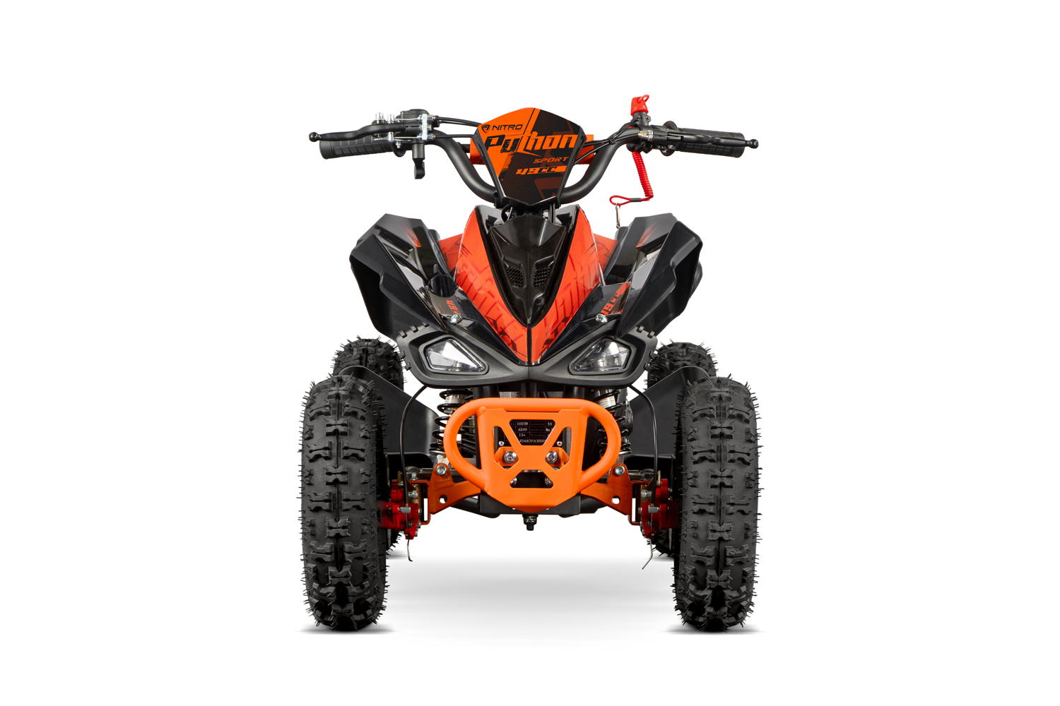 NITRO MOTORS QUAD 49cc Python Sport X-Tire 6, Miniquad, Kinderquad Benzinquad 6 Zoll