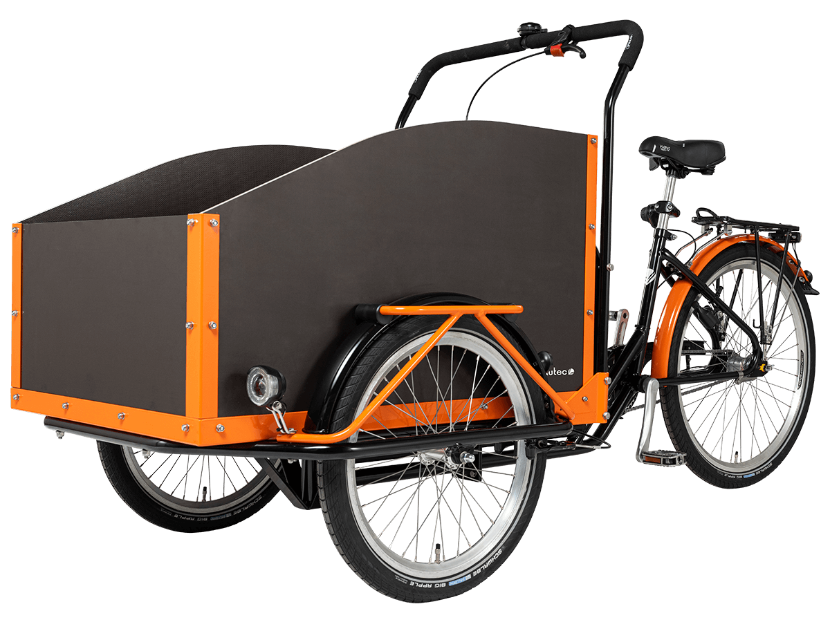 Transportfahrrad Jumbo, Lastenfahrrad von Pfau-Tec mit großer Transportkiste
