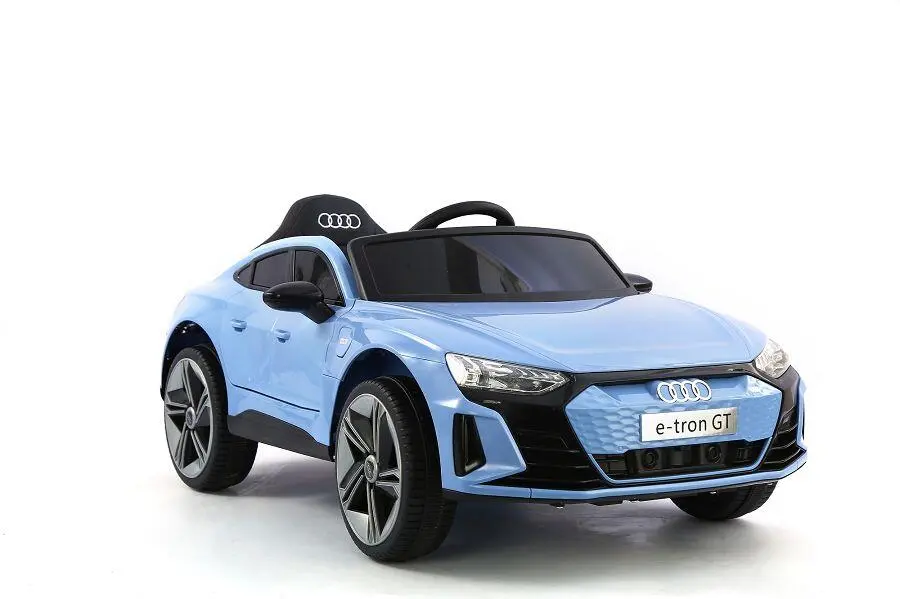 Elektro Kinderauto Audi E-Tron GT, Kinderfahrzeug mit Gaspedal zum Fahren, Elektroauto für Kinder