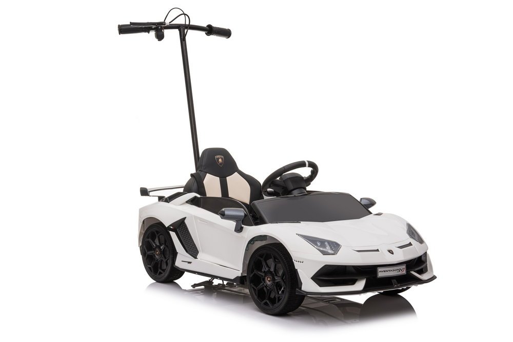 Elektro Kinderauto Lamborghini Aventador SX2018 mit Schiebestange und Stehplatz, 2x45Watt