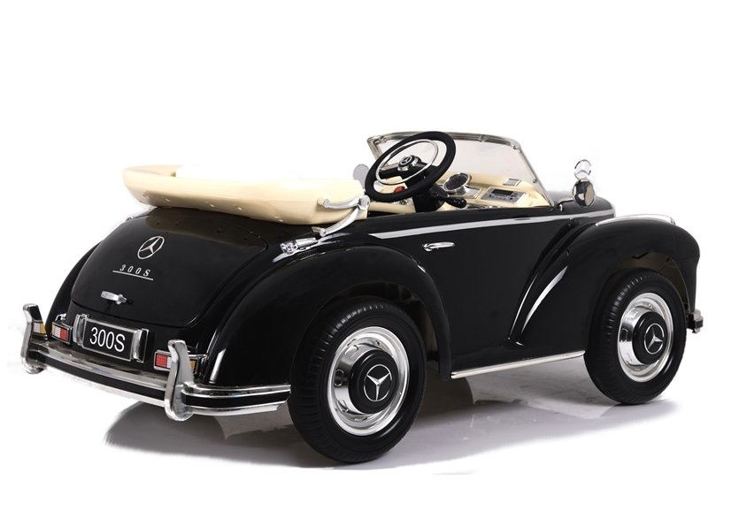 Elektro Kinderauto Oldtimer Mercedes 300s - Cabrio Kinderfahrzeug mit 2x45Watt