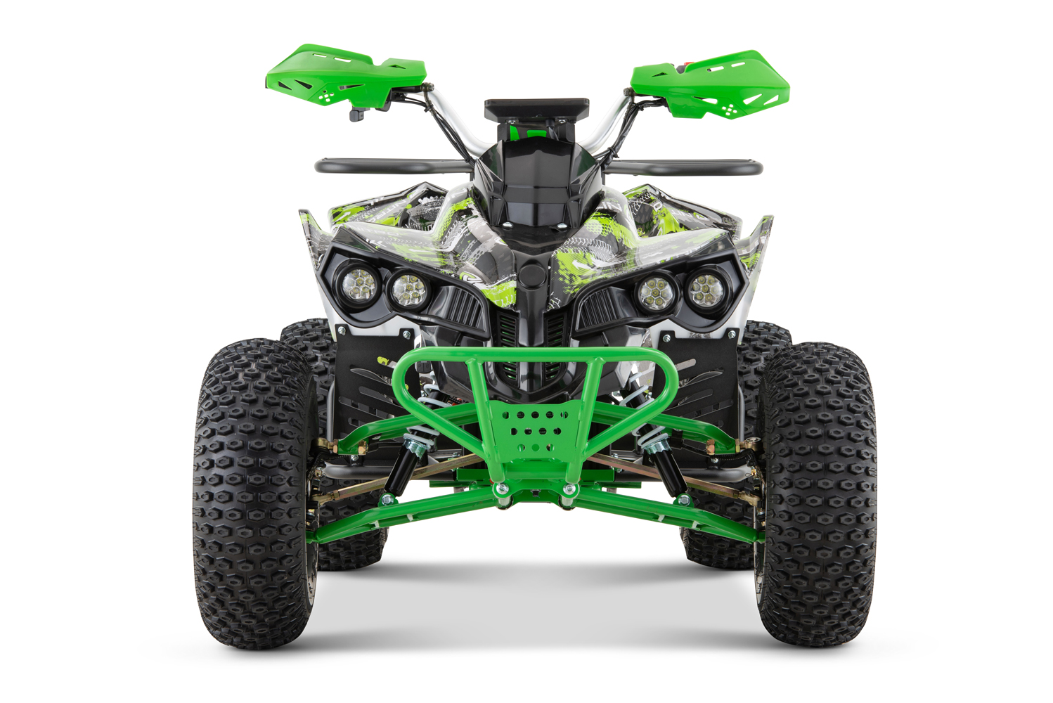 NITRO MOTORS 1500W Elektroquad für Kinder, 60V Eco midi Kinder Quad Warrior Graffiti Sport 8", Wellenantrieb mit Differential