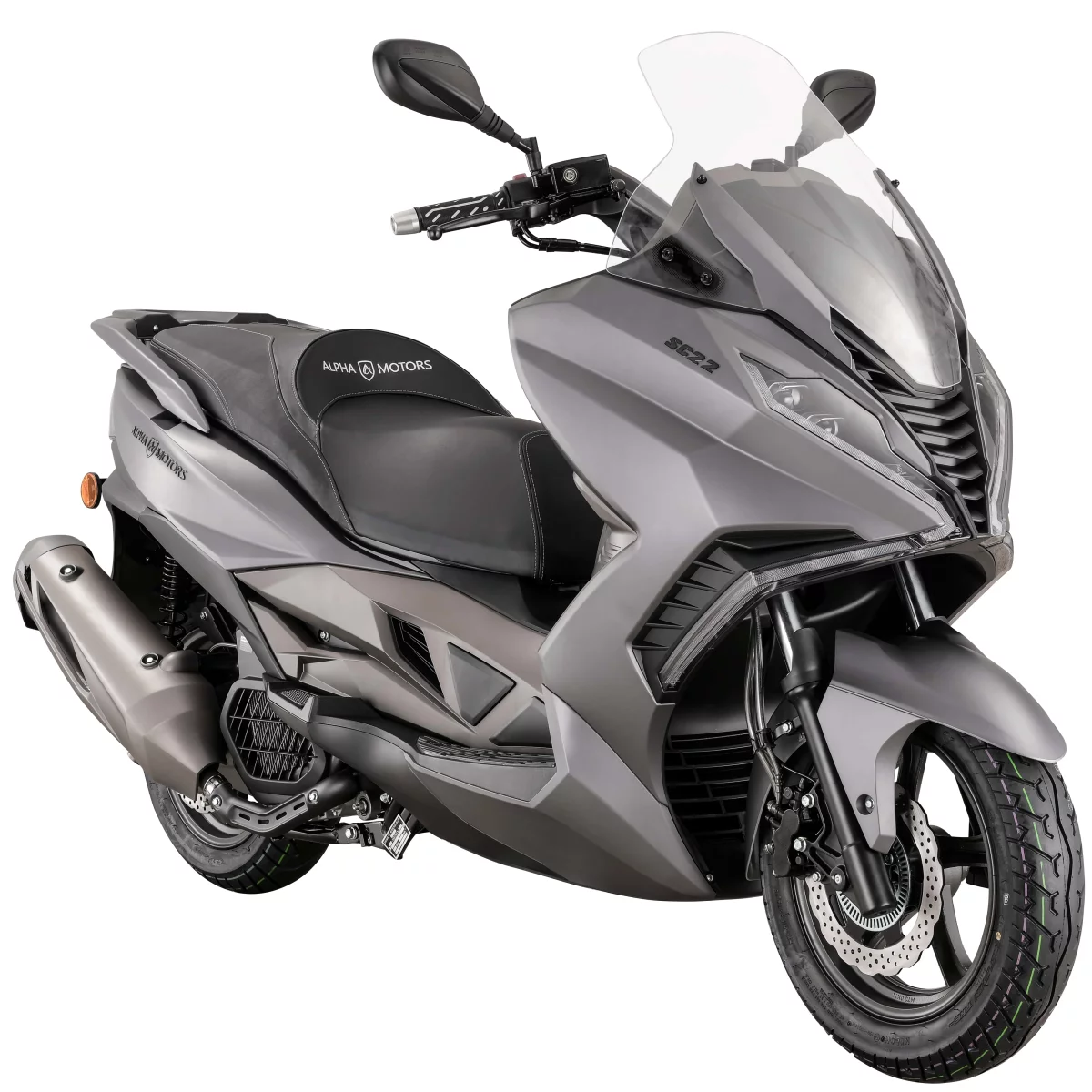 Motorroller Sport Cruiser 22 inkl. Topcase, 125 ccm 11 PS, 2-Rad Benzin Roller 95km/h, Benzin Motorrad EURO 5