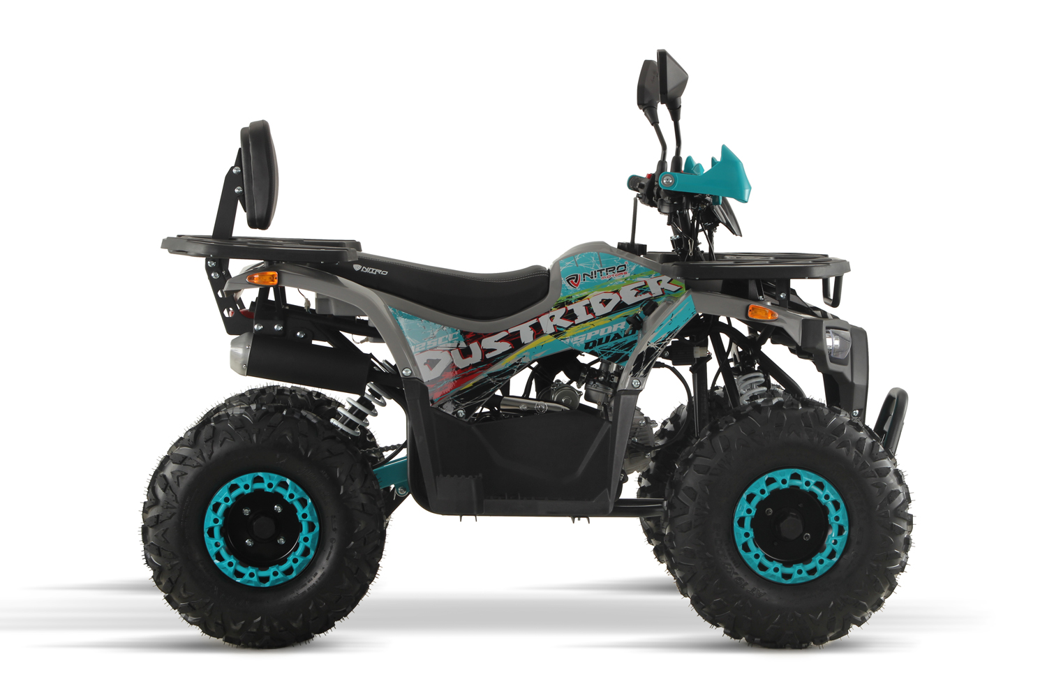 NITRO MOTORS 125cc midi Kinder Quad Dustrider RS8-A Sport, Miniquad 8 Zoll, Sport Kinderquad, Pocketquad - Fun-Sport Fahrzeug für Kinder