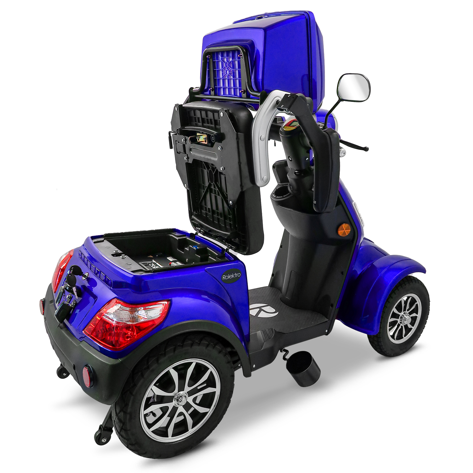 Rolektro E-Quad 25 V.3 Lithium Akku herausnehmbar - 4 Rad Seniorenmobil