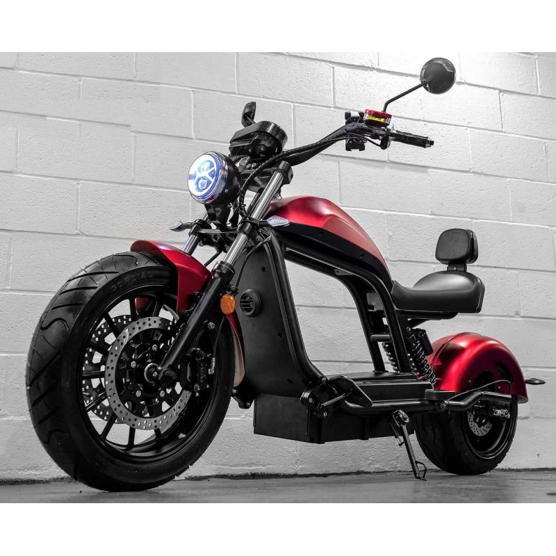 Elektroroller 2-Rad Chopper HL 6.0, Elektro-Roller bis 45 km/h, bis 100 km Reichweite, Elektro-Mofa ab 15 Jahren