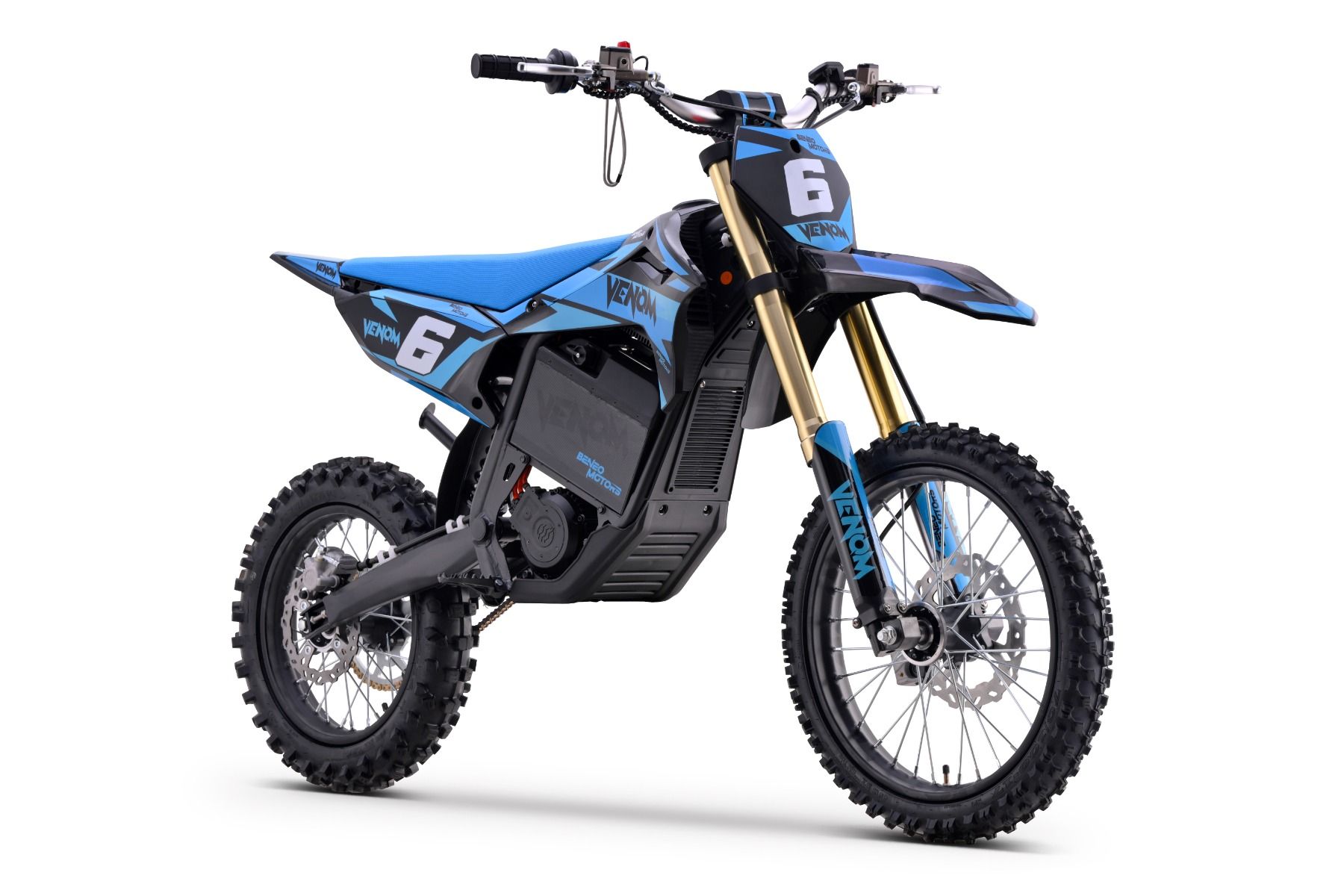 Crossbike Venom 6500 Watt - Kindermotorrad, Kinder Motorcross - Lithiumakku Samsungzellen