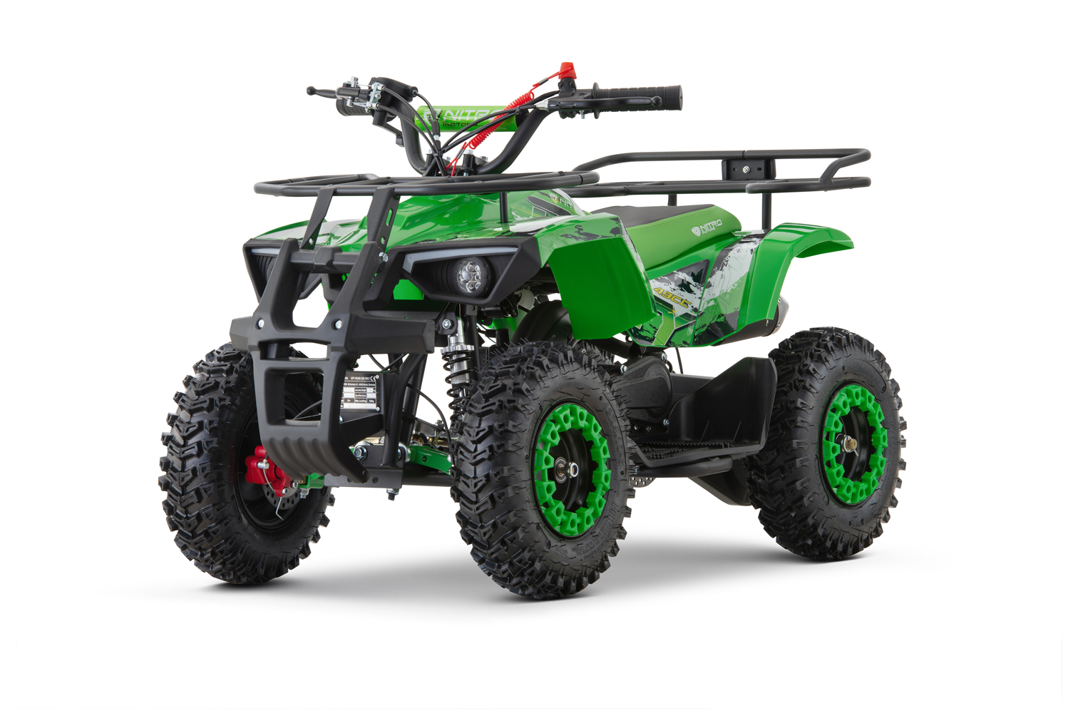 NITRO MOTORS 49cc mini Kinder Quad Dusty Snowy-Profile L Sport 6 Zoll, Miniquad, Kinderquad