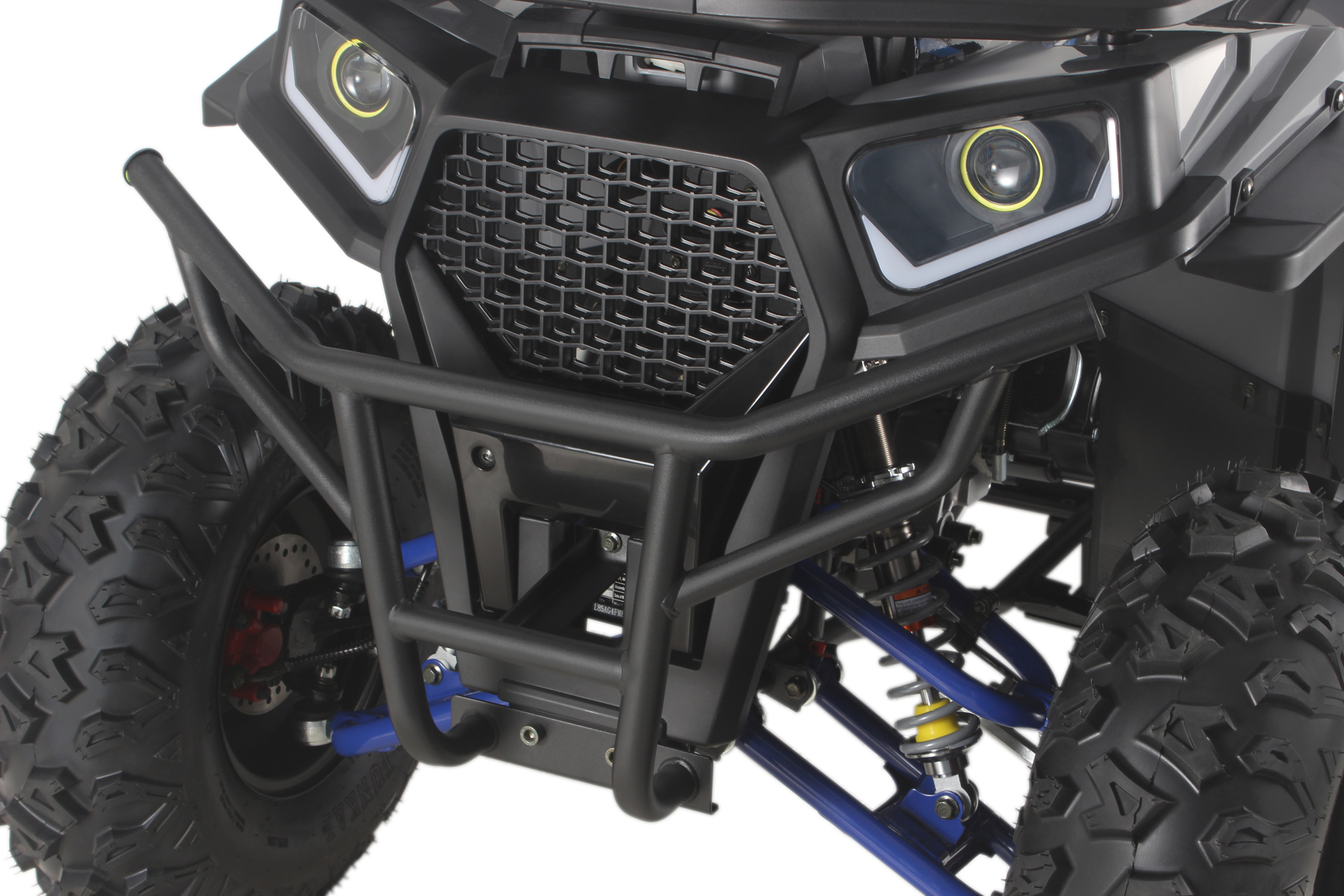 NITRO MOTORS 200cc maxi Quad Nero CVT RS10 Sport inkl. Seilwinde - Benzinquad 10 Zoll Alarmanlage