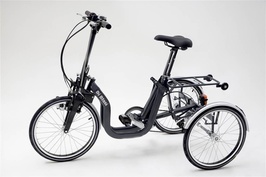 E-Bike Faltdreirad Faltrad R34 von Di Blasi, Elektrofahrrad, E-Rad, faltbares Fahrrad mit 3 Rädern