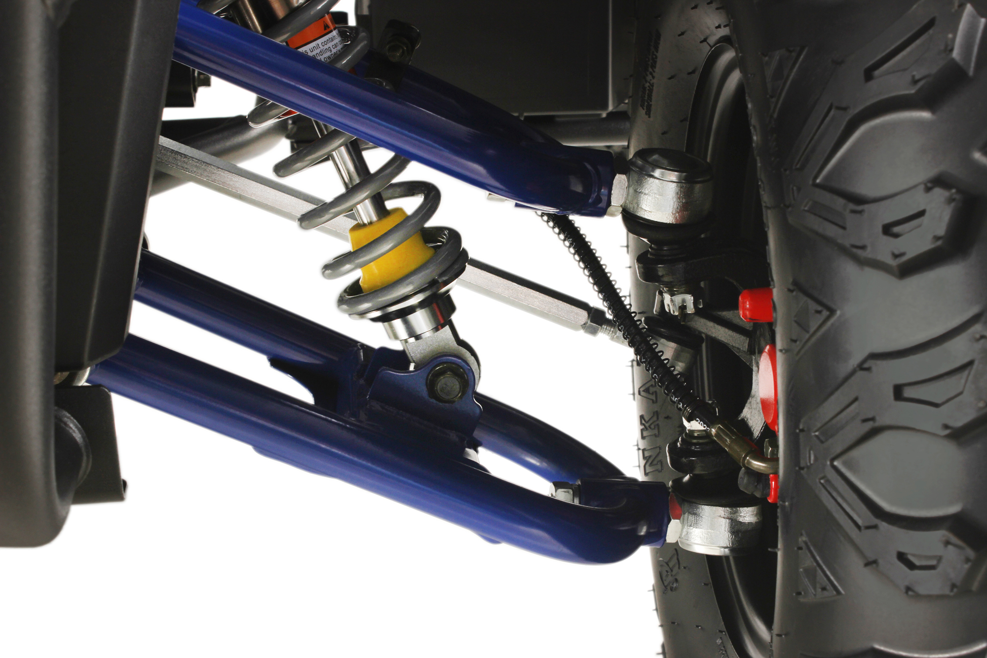 NITRO MOTORS 200cc maxi Quad Nero CVT RS10 Sport inkl. Seilwinde - Benzinquad 10 Zoll Alarmanlage