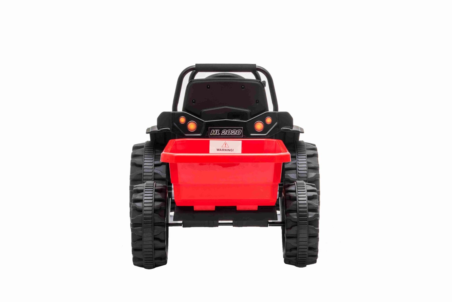 Elektro Kinderauto Traktor Power mit Anhänger - Elektrotraktor für Kinder zum Selbstfahren