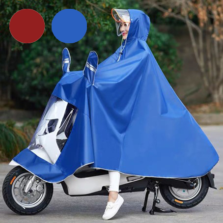 Regenschutz als Regencape zum Fahrrad fahren, Elektroroller fahren, Moped fahren, Seniorenmobil fahren