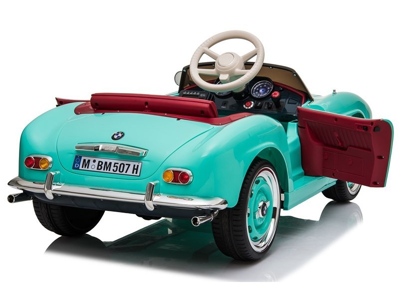 Kinderauto Oltimer, BMW Retro, Elektrofahrzeug für Kinder