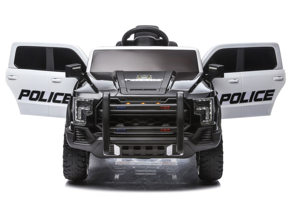 Kinder Elektrofahrzeug Police P5, Kinderfahrzeug Polizei, Polizeiauto Allrad 4x45 Watt