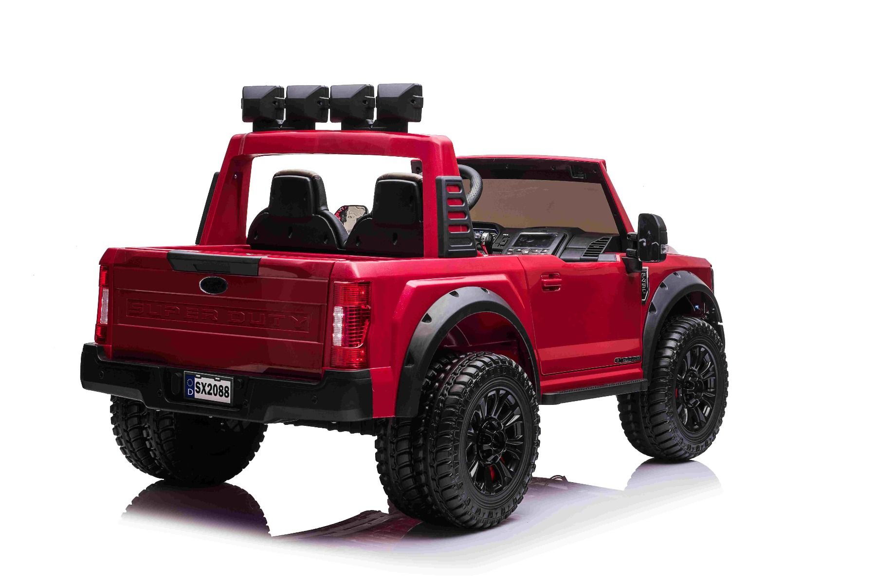 XXL Kinder Elektroauto Ford Super Duty 4x4 Allradantrieb - Elektro-Kinderfahrzeug 2 Sitzer
