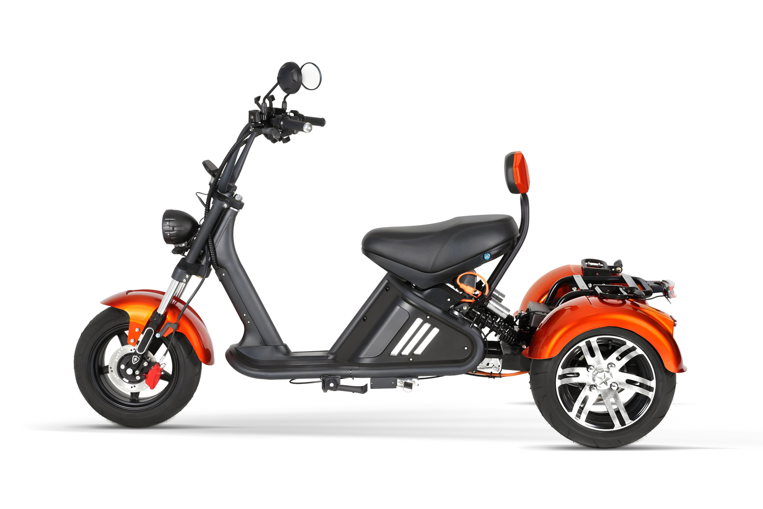 CRUZER TRIKE Vi2 - Elektro-Trike mit 3000 Watt & Lithium Akku - 45 km/h 12 Zoll
