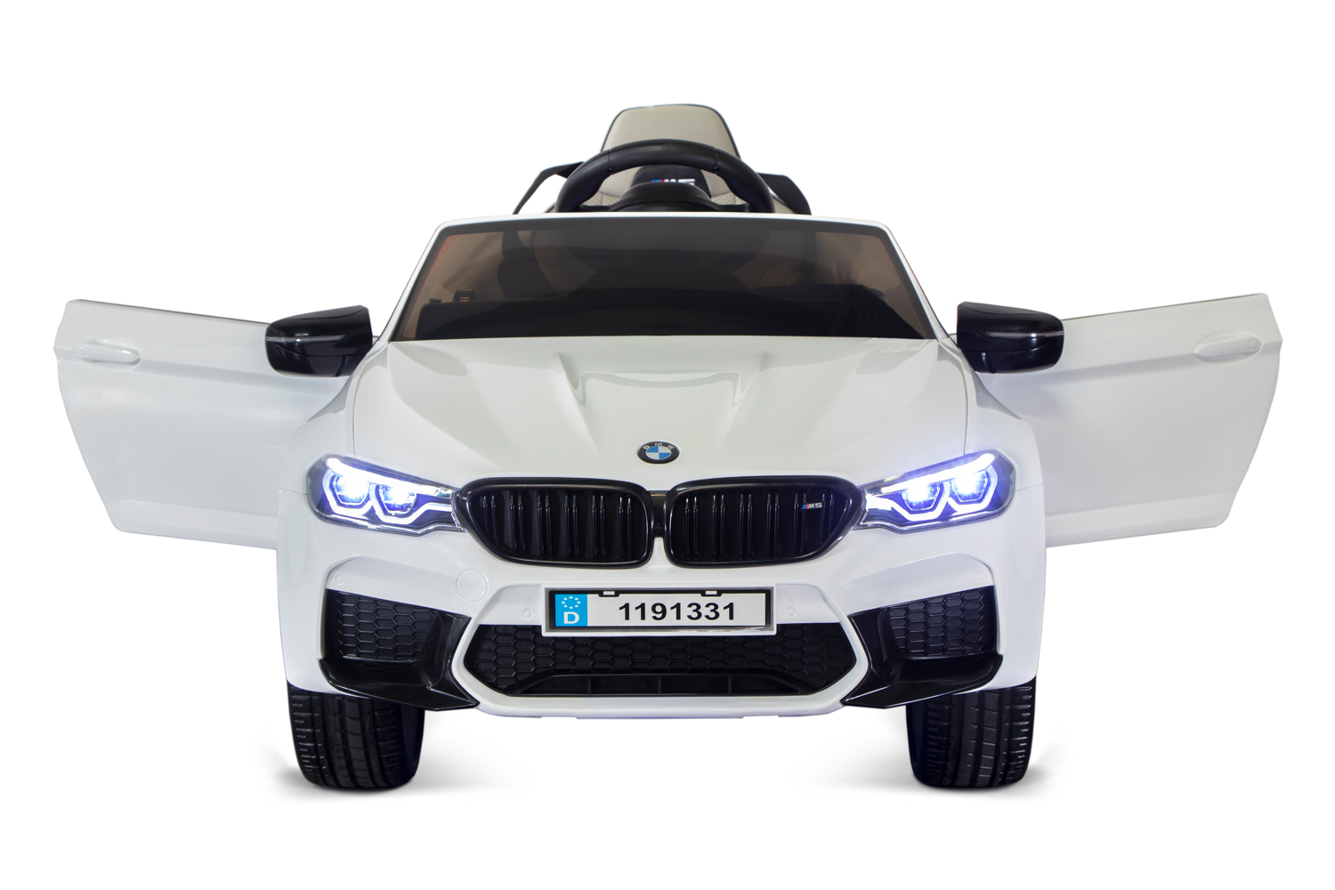 Elektro Kinderfahrzeug, Elektro Kinderauto BMW M5 mit Lizenz 2x35W, entnehmbare Batterie