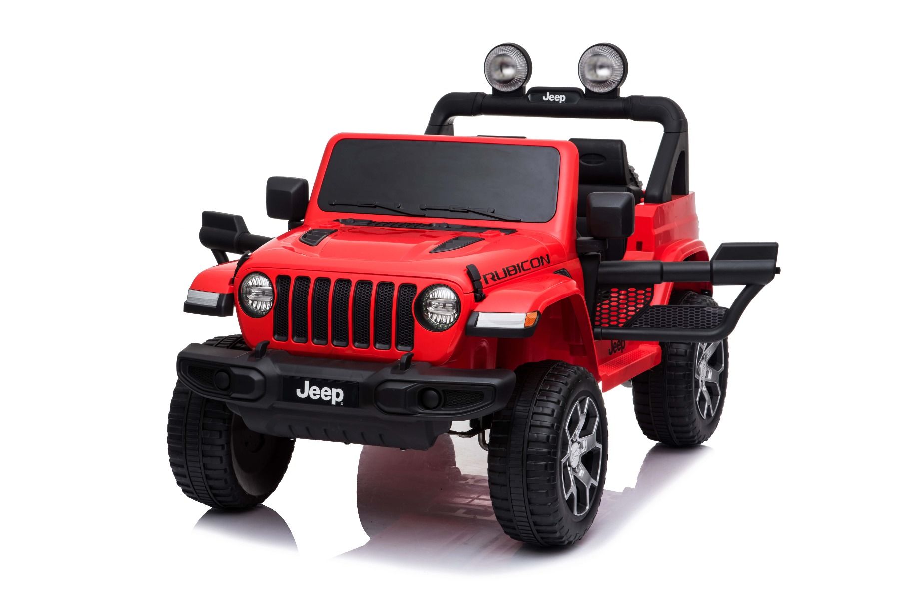 Elektrisches Kinderauto, Elektro Kinderfahrzeug Jeep Wrangler RIRICAR Elektroauto 12V Jeep Wrangler, Lithium-Akku, Elektrofahrzeug Kinder ab 3-8 Jahre