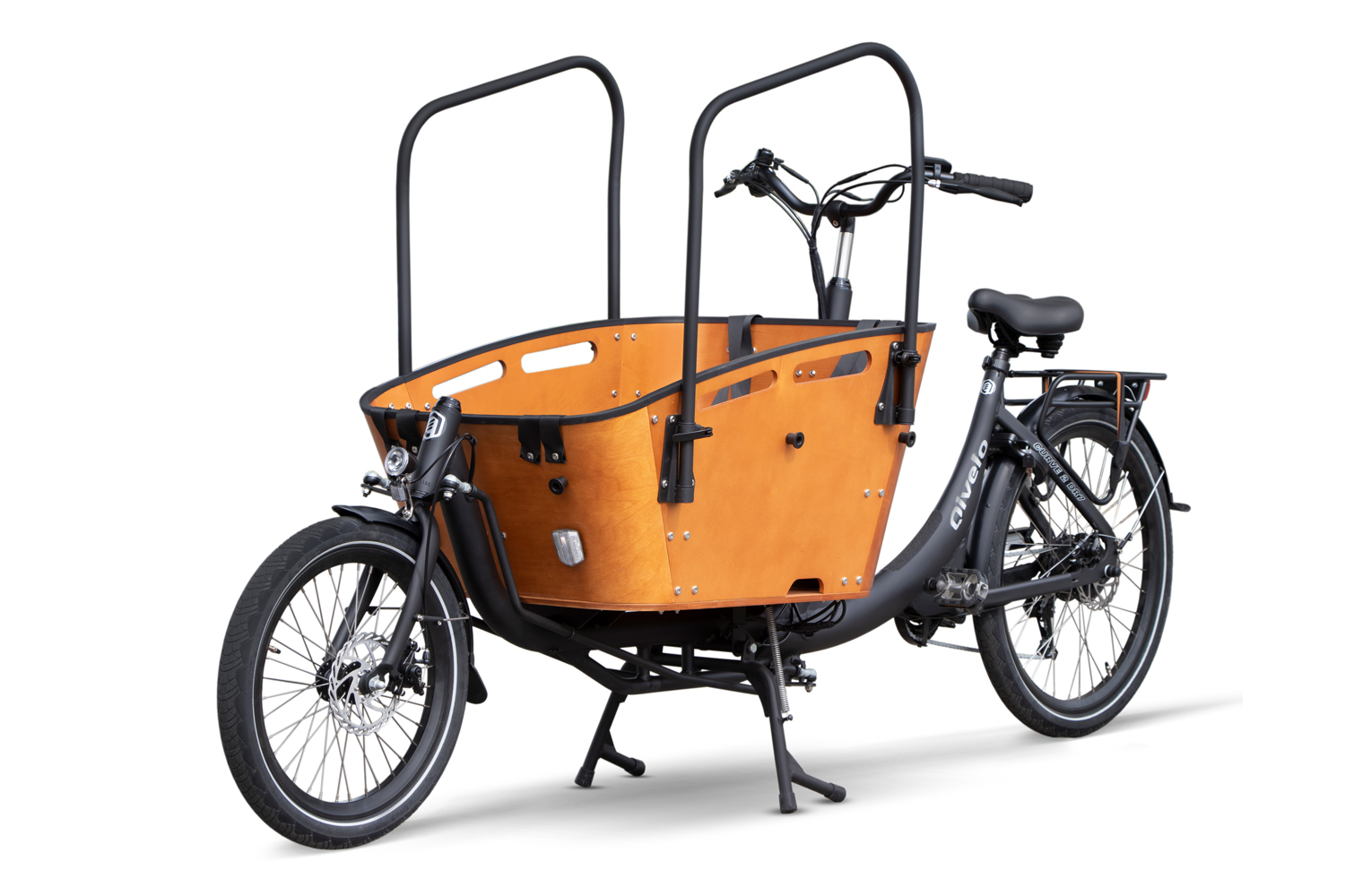 Elektrofahrrad Qivelo Curve 2 7SP 250W Pedelec E-Bike Lastenfahrrad 26 Zoll, Transportfahrrad, Kastenfahrrad