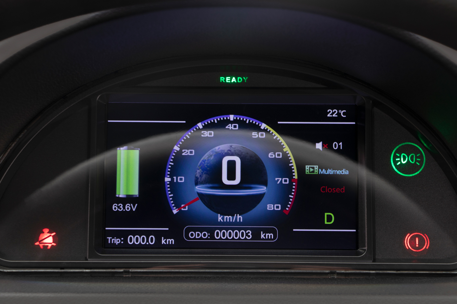 EEC Elektroauto Geco Beach 3000 V9, inkl. Batterie, Elektrofahrzeug mit Straßenzulassung, E-Auto