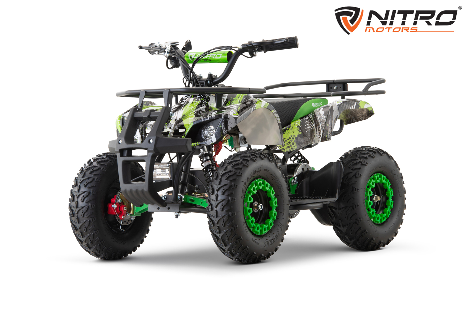 Elektro Kinderquad NITRO MOTORS 1200W Eco mini Kinder Quad Torino Graffiti BTF-Profile XL Sport 6 Zoll